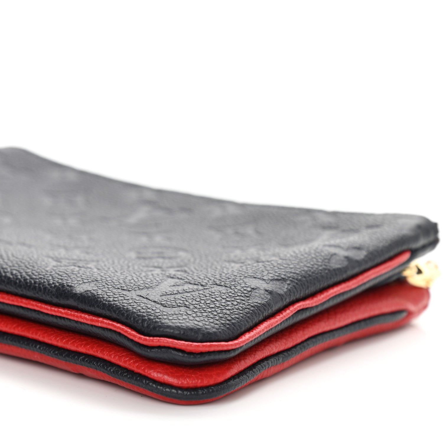 Louis Vuitton Empreinte Double Zip Pochette Marine Rouge 10 of 10