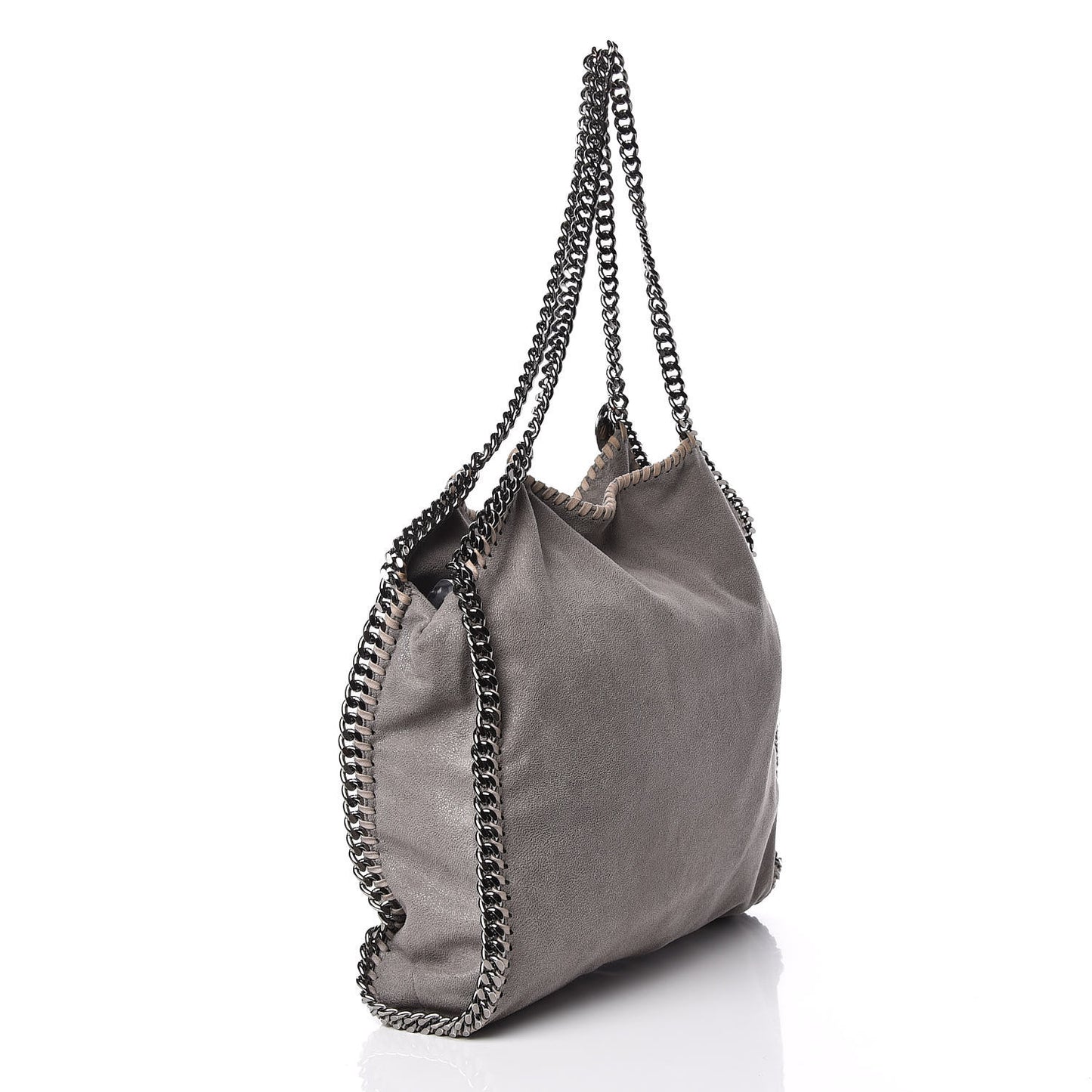 Shaggy Deer Small Falabella Tote Grey