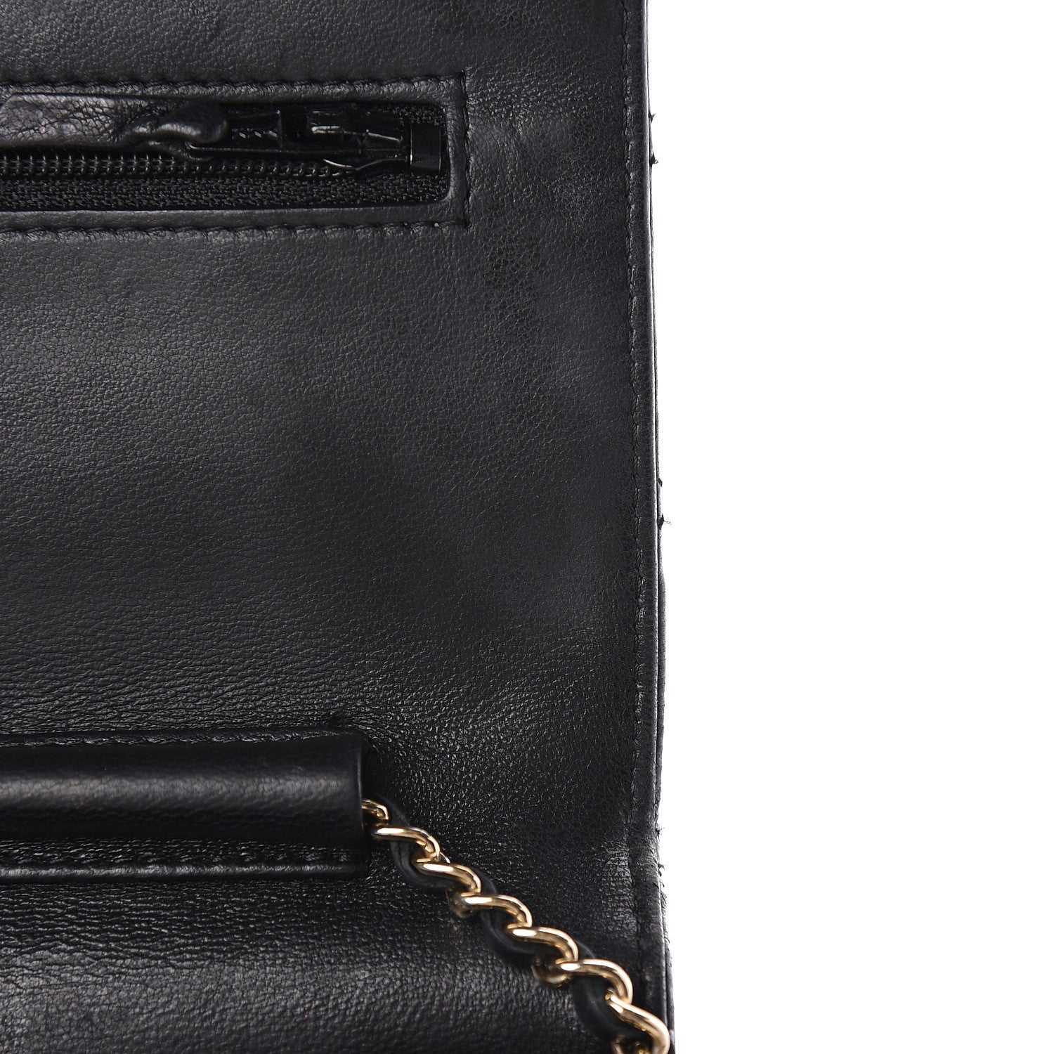 Chanel Lambskin Quilted Golden Class Wallet on Chain WOC Black 11 of 39