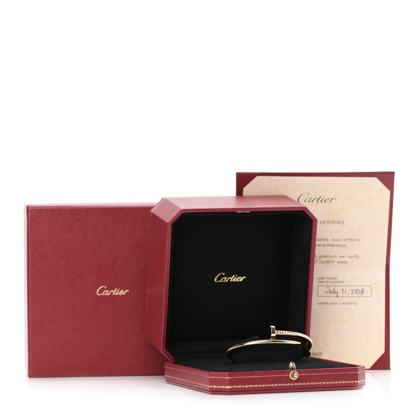 18K Yellow Gold Juste Un Clou Bracelet 17