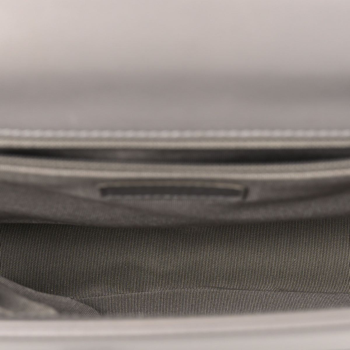 Chanel Lambskin Quilted Large Boy Flap Grey 5 of 11