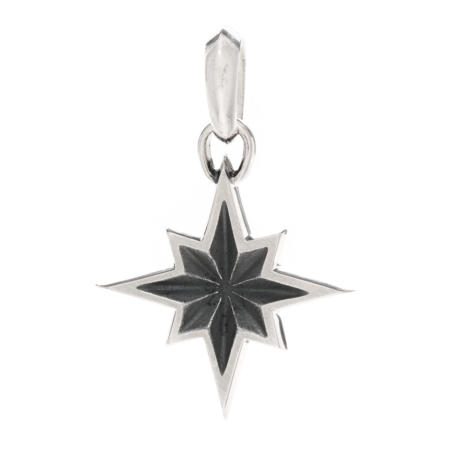 Sterling Silver Maritime North Star Amulet Pendant