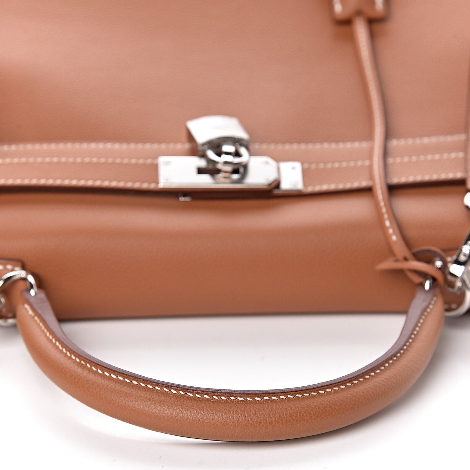 Hermes Evercolor Verso Kelly Retourne 32 Gold Rose Azalee 19 of 41