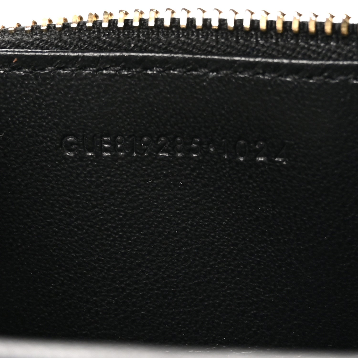 Saint Laurent Lambskin Quilted Micro Gaby Vanity Case Black 7 of 10