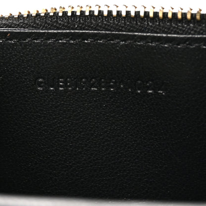 Saint Laurent Lambskin Quilted Micro Gaby Vanity Case Black 7 of 10