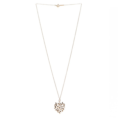 Tiffany 18K Rose Gold Small Paloma Picasso Olive Leaf Pendant Necklace 3 of 6