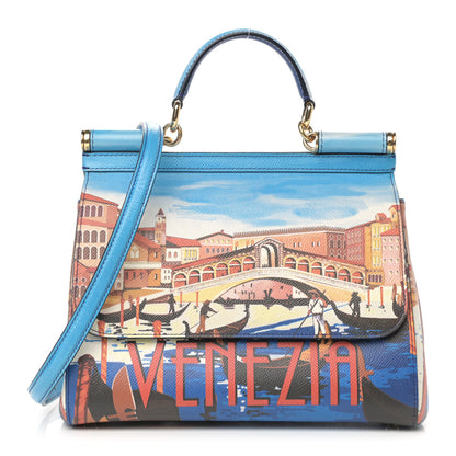 Dolce & Gabbana Dauphine Venezia Printed Medium Miss Sicily Satchel Multicolor 1 of 34