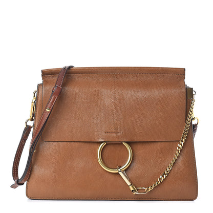 Chloe Goatskin Medium Faye Shoulder Bag Caramel 1 of 15