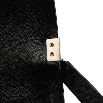 Chanel Caviar Quilted Medium Boy Flap Black 11 of 14