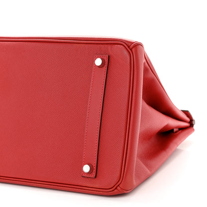 Hermes Epsom Birkin 35 Rouge Casaque 10 of 14