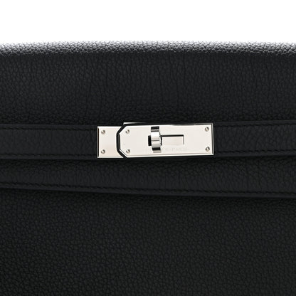 Hermes Togo Kelly Depeches 25 Pouch Black 7 of 10