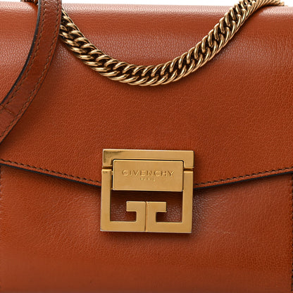 Givenchy Goatskin Suede Small GV3 Shoulder Bag Amber Mastic 7 of 16