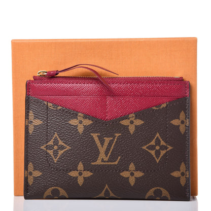 Louis Vuitton Monogram Zipped Card Holder Fuchsia 7 of 7
