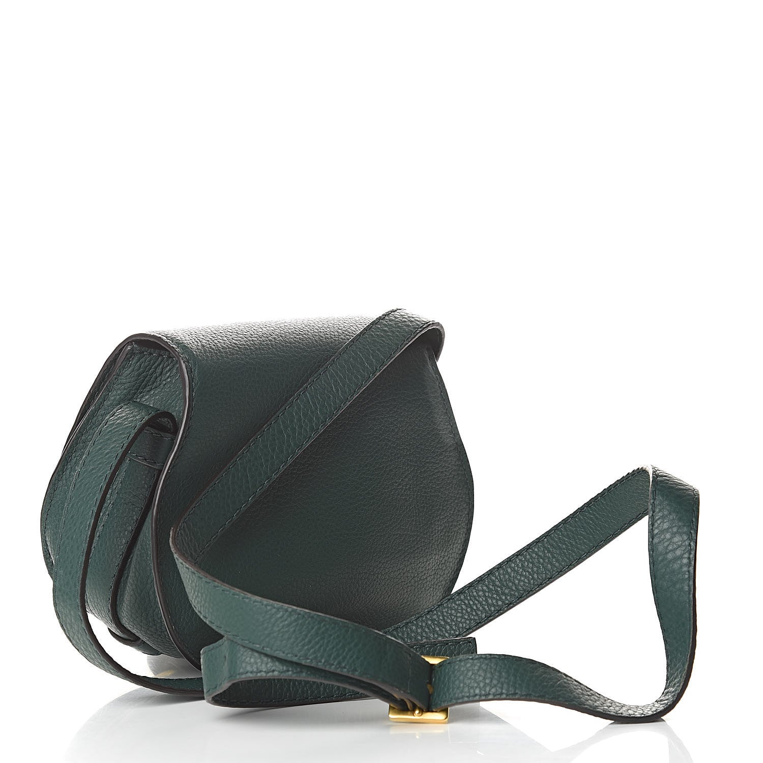 Chloe Calfskin Mini Marcie Round Crossbody Bag Rainforest 3 of 10