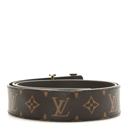 Louis Vuitton Monogram Calfskin 40mm LV Initiales Reversible Belt 100 40 2 of 7