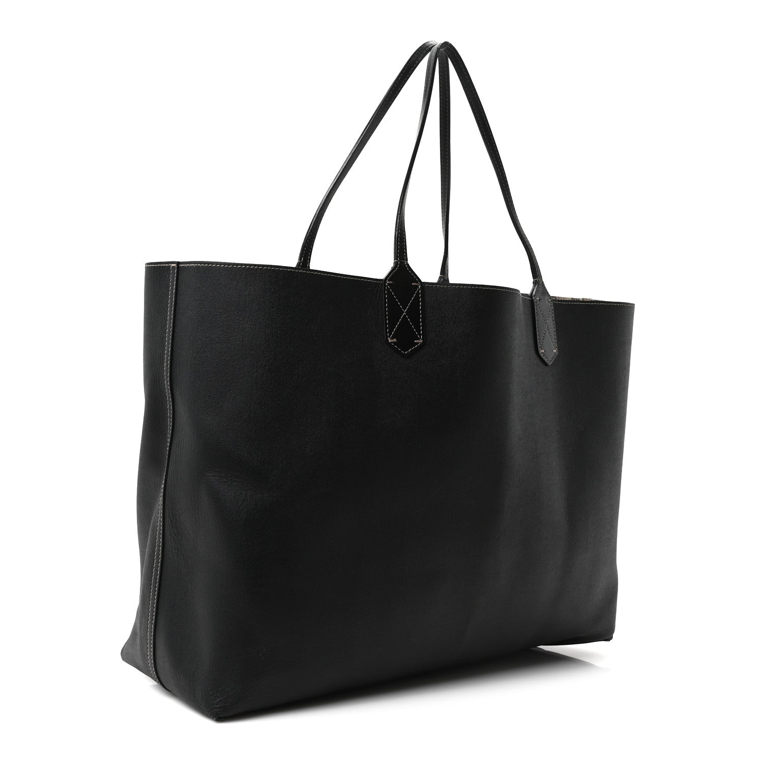 Gucci GG Supreme Monogram Large Reversible Tote Beige Black 10 of 14