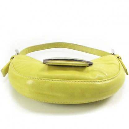 Fendi Lambskin Mini Baguette Yellow 4 of 13