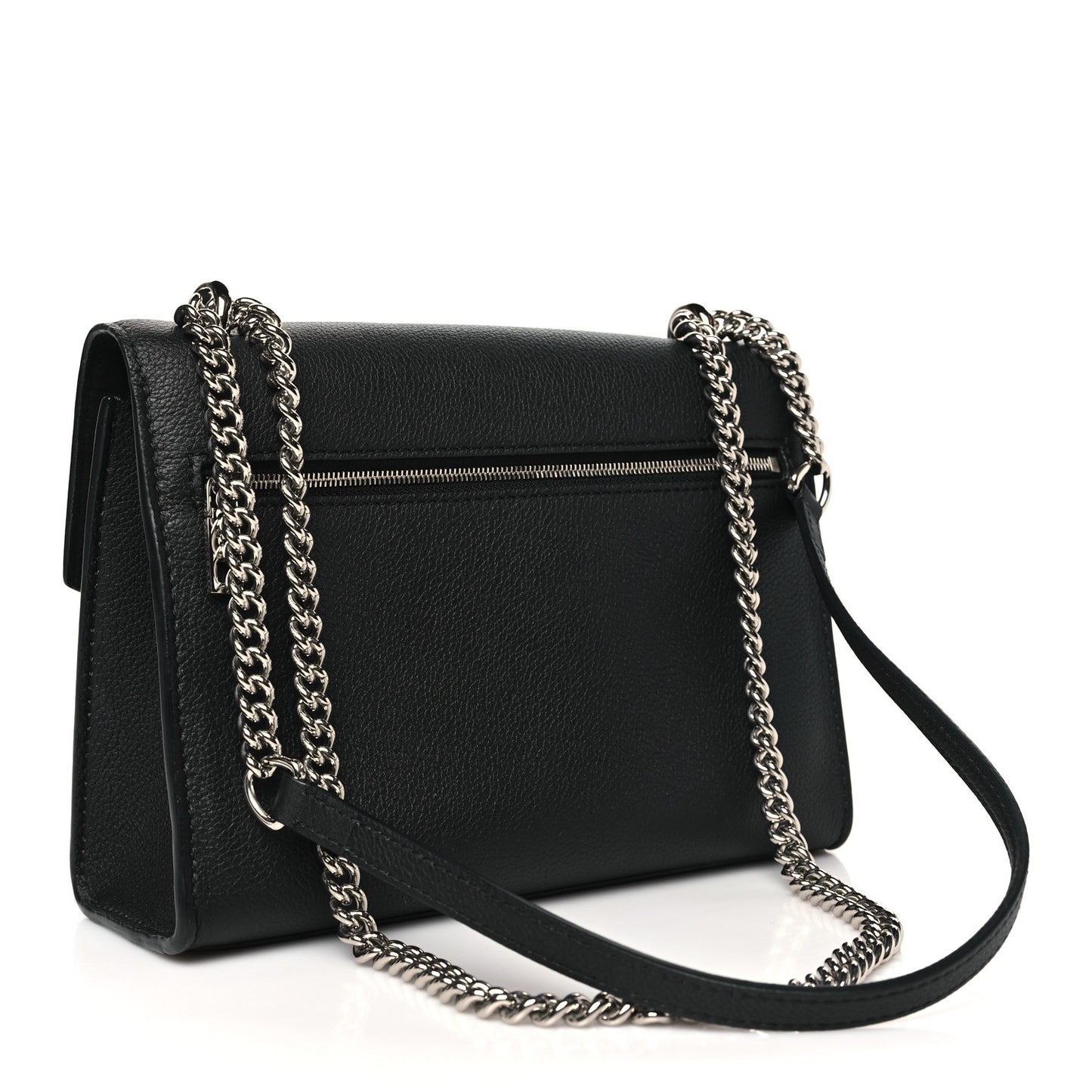Soft Calfskin My Lockme Chain Bag BB Black