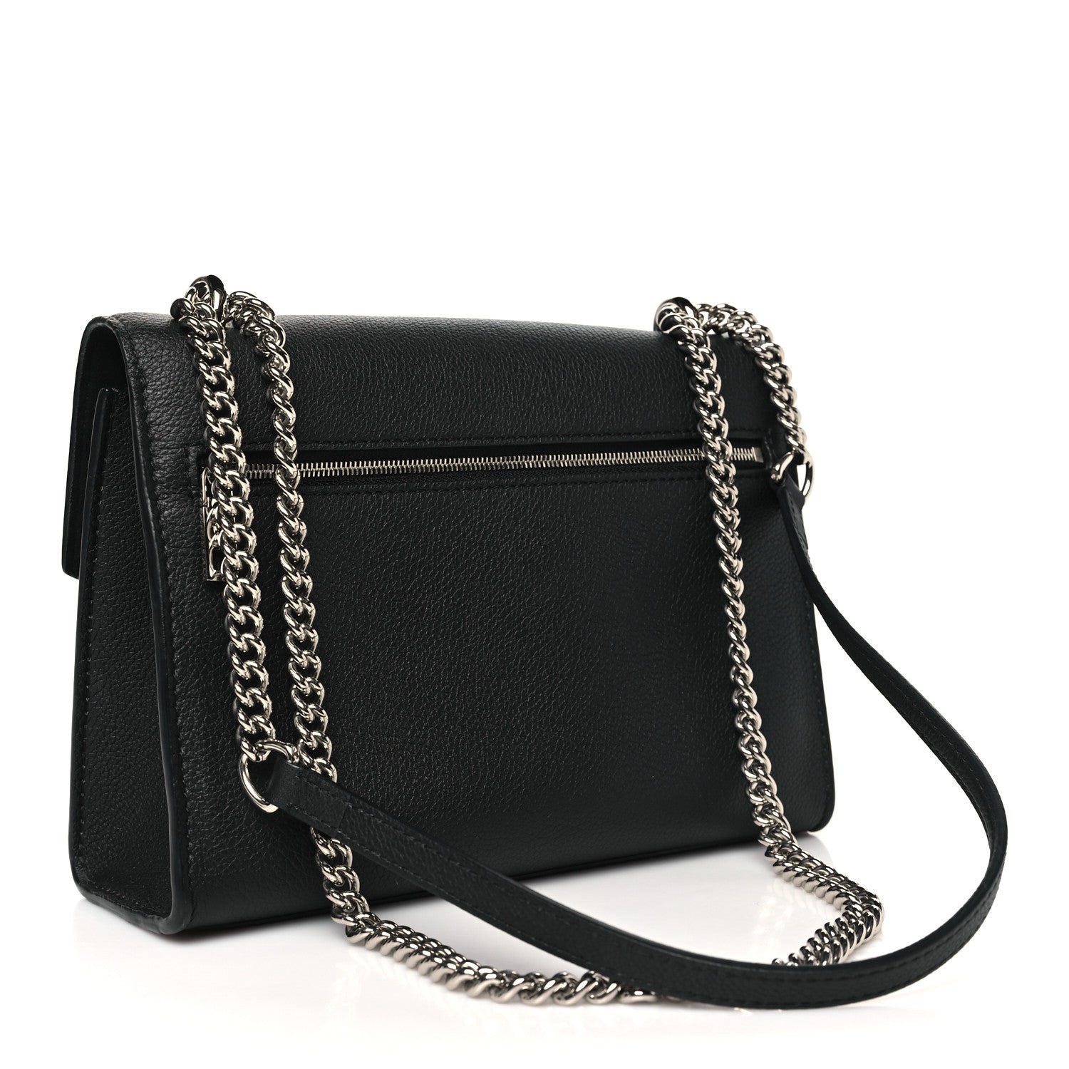 Louis Vuitton Soft Calfskin My Lockme Chain Bag BB Black 3 of 10