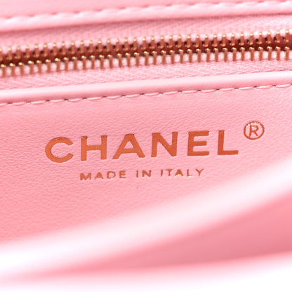 Chanel Lambskin Quilted Mini Trendy CC Dual Handle Flap Bag Pink 6 of 12