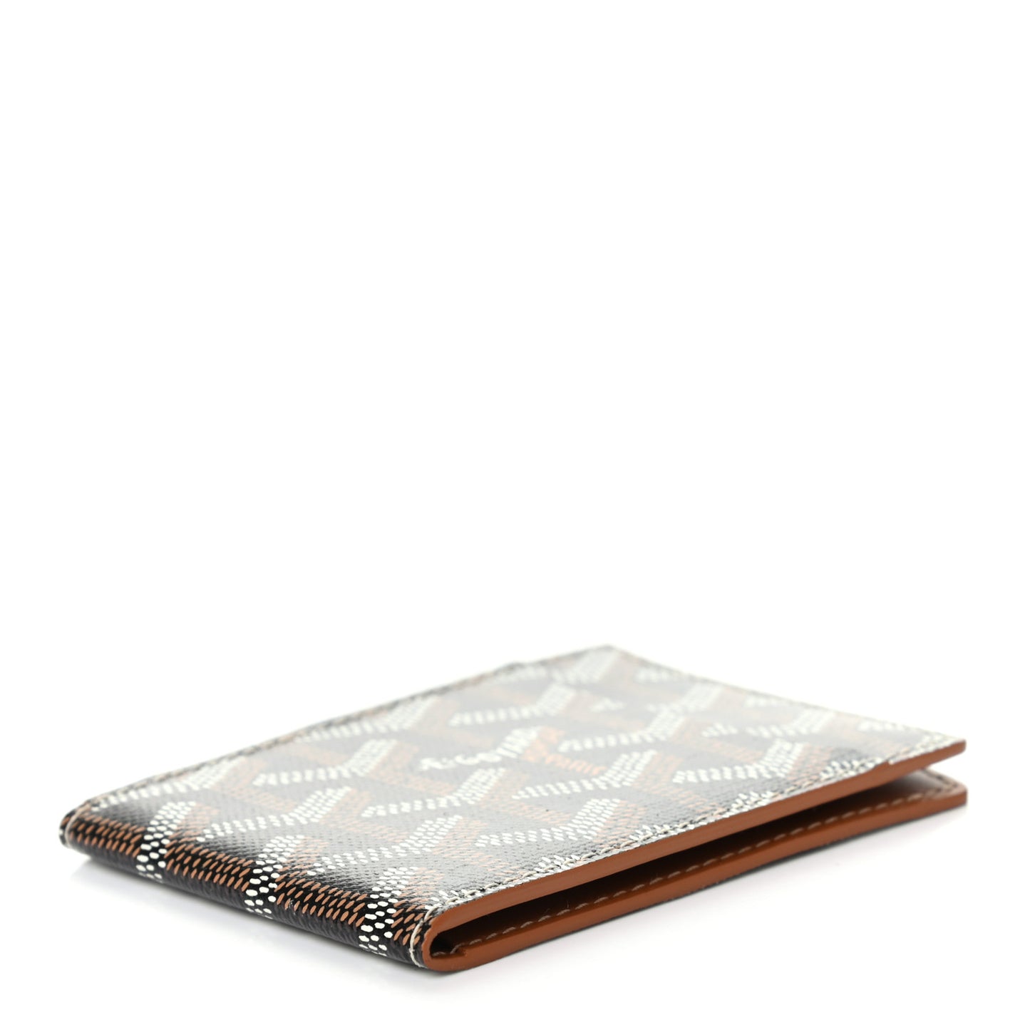Goyardine Victoire Card Holder Insert Black Gold