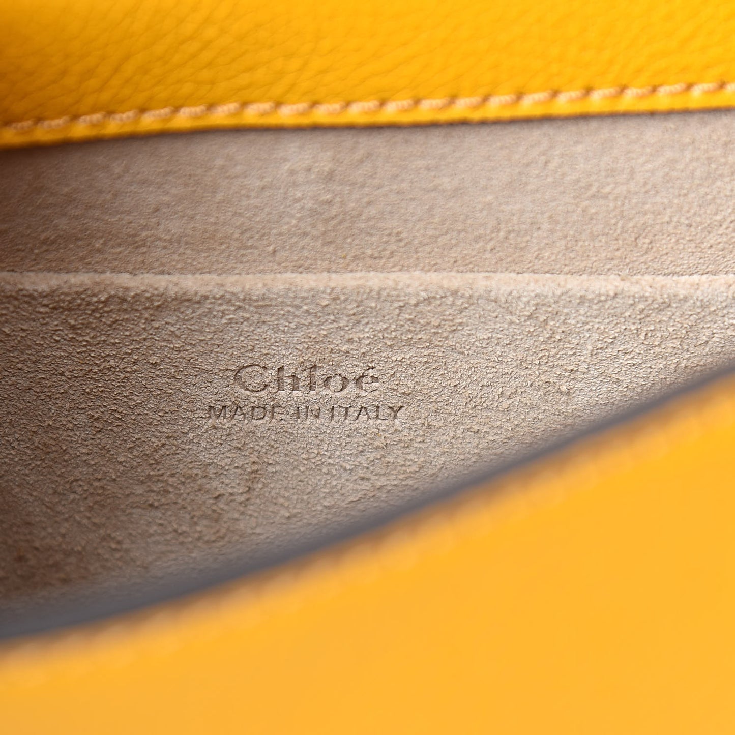 Calfskin Suede Small Nile Bracelet Bag Dusty Yellow