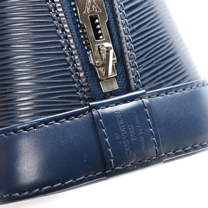 Louis Vuitton Epi Alma BB Indigo 5 of 10