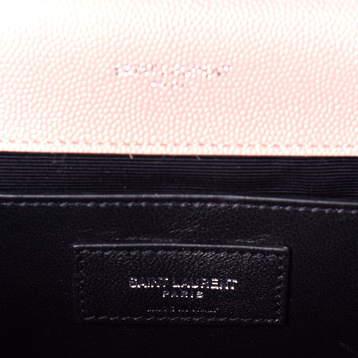 Grain De Poudre Small Classic Monogram Kate Tassel Satchel Pale Blush