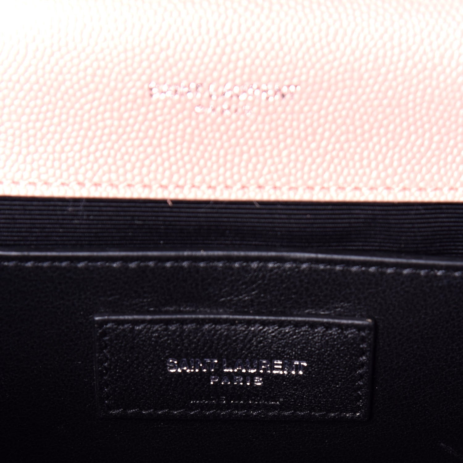 Saint Laurent Grain De Poudre Small Classic Monogram Kate Tassel Satchel Pale Blush 6 of 8