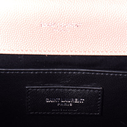 Saint Laurent Grain De Poudre Small Classic Monogram Kate Tassel Satchel Pale Blush 6 of 8