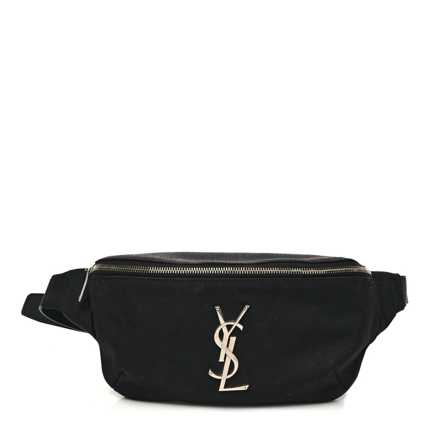 Canvas Monogram Belt Bag Black