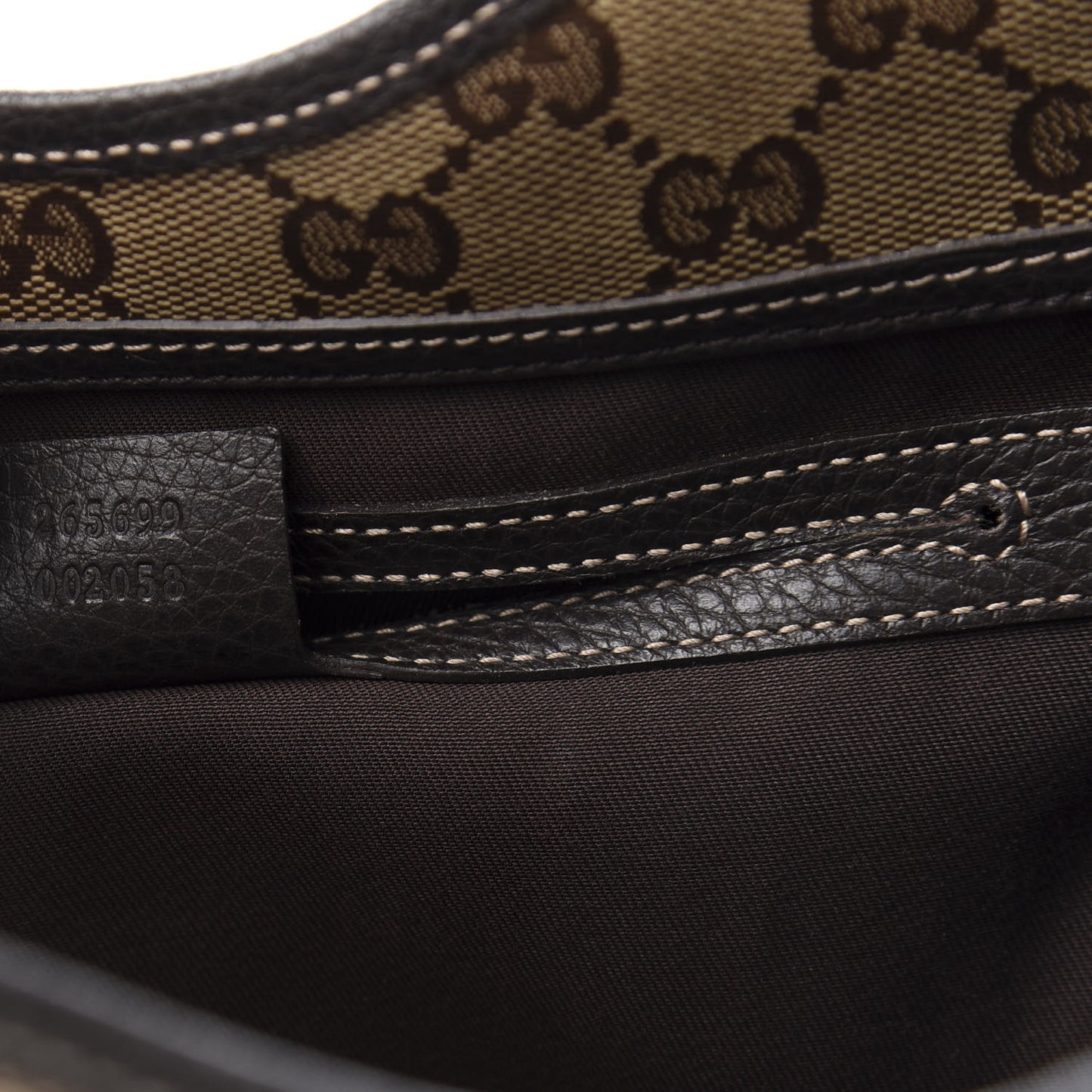 Crystal Monogram Medium Joy Shoulder Bag Dark Brown