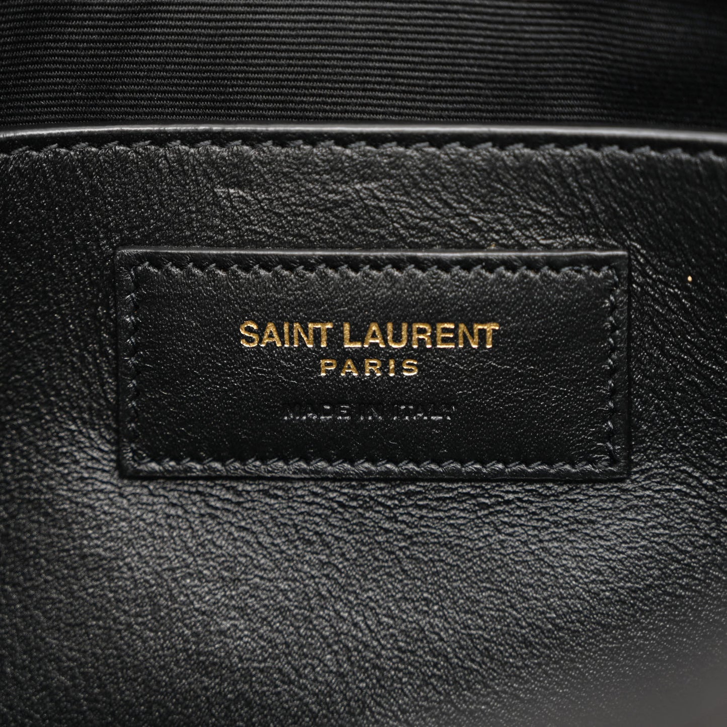 Lambskin Matelasse Monogram Baby Niki Chain Satchel Black