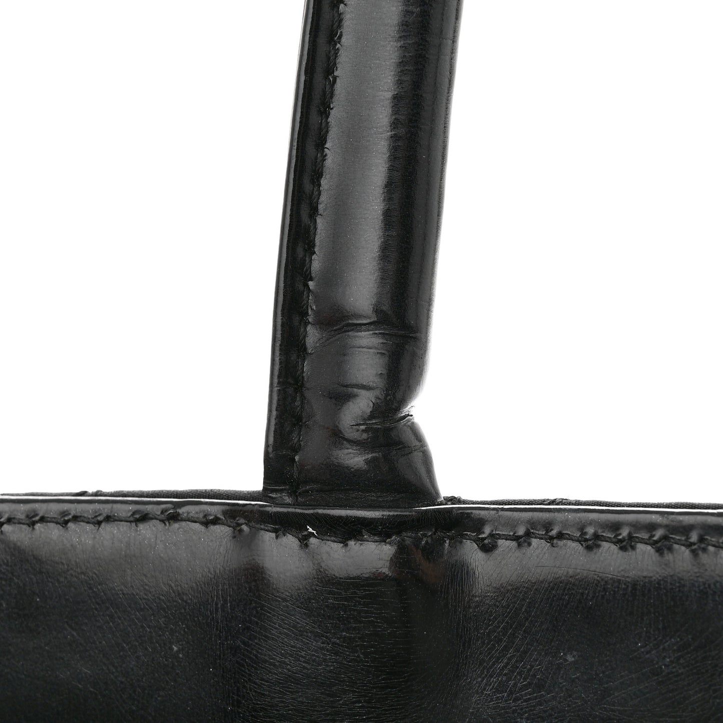 Nylon Cannage Large Tote Black