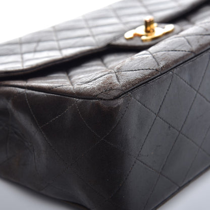 Chanel Lambskin Quilted Jumbo Single Flap Brown 11 of 19