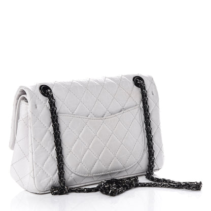 Chanel Aged Calfskin Quilted 2.55 Reissue 225 Flap White 4 of 10