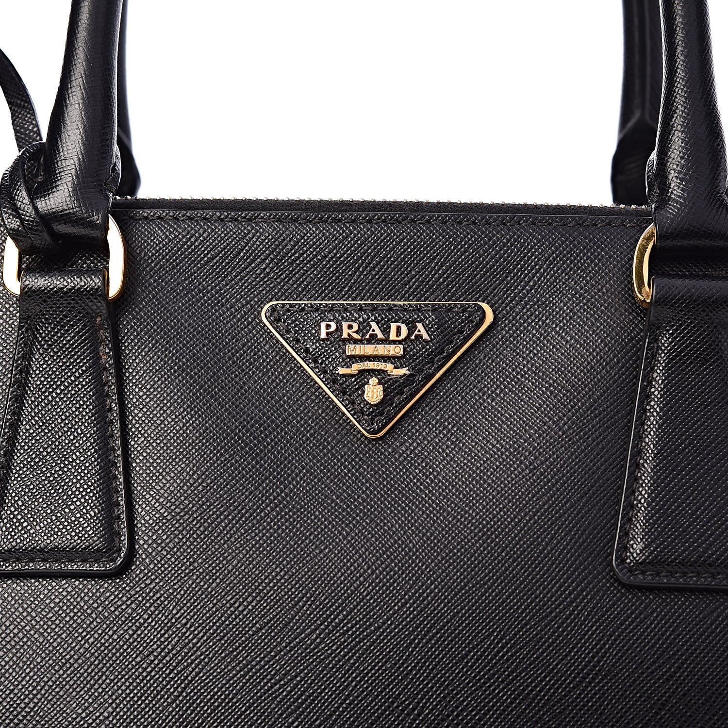 Prada Saffiano Large Galleria Double Zip Tote Black 10 of 10