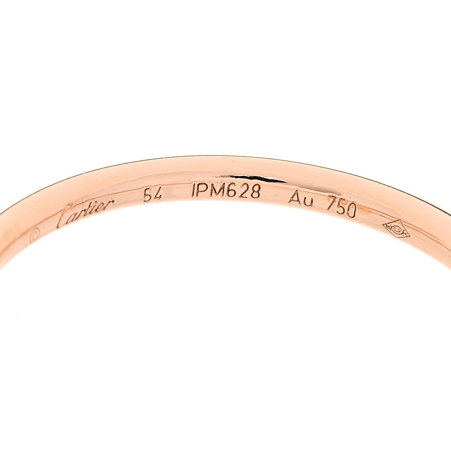 Cartier 18K Pink Gold Small Juste Un Clou Ring 54 7 5 of 6