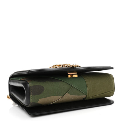Dolce & Gabbana Calfskin Camouflage Pattern Medium Devotion Crossbody Bag 4 of 10