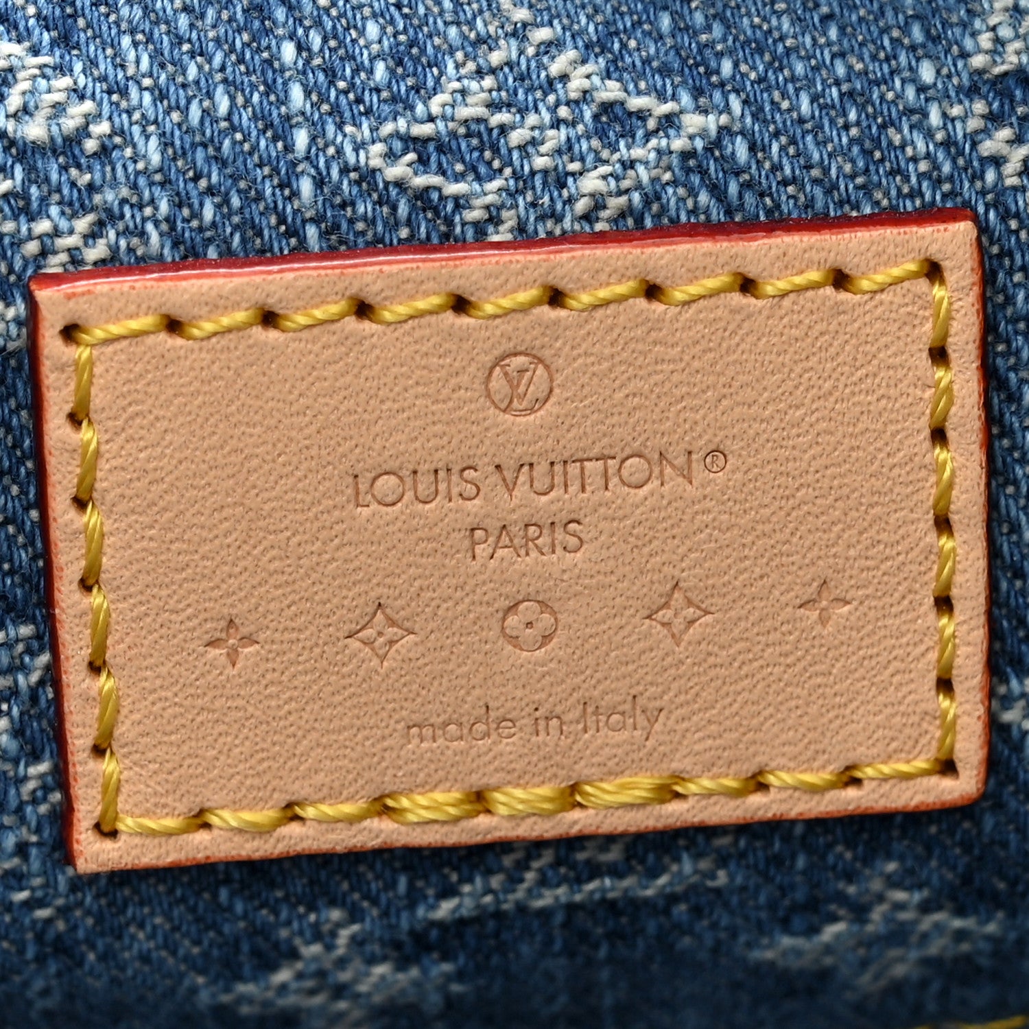 Louis Vuitton LOUIS VUITTON Monogram Denim CarryAll MM Blue 7 of 11