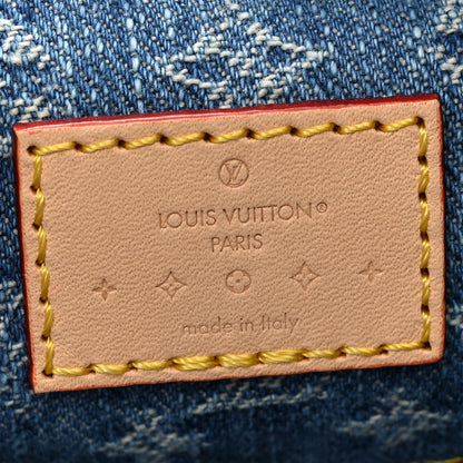 Louis Vuitton LOUIS VUITTON Monogram Denim CarryAll MM Blue 7 of 11