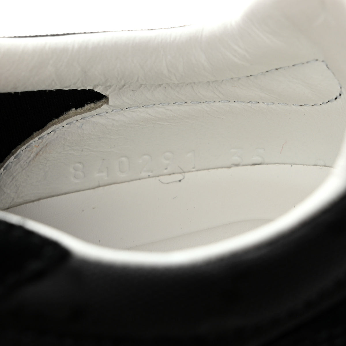 GG Suede Monogram Web Re-Motion Sneakers 35 Black