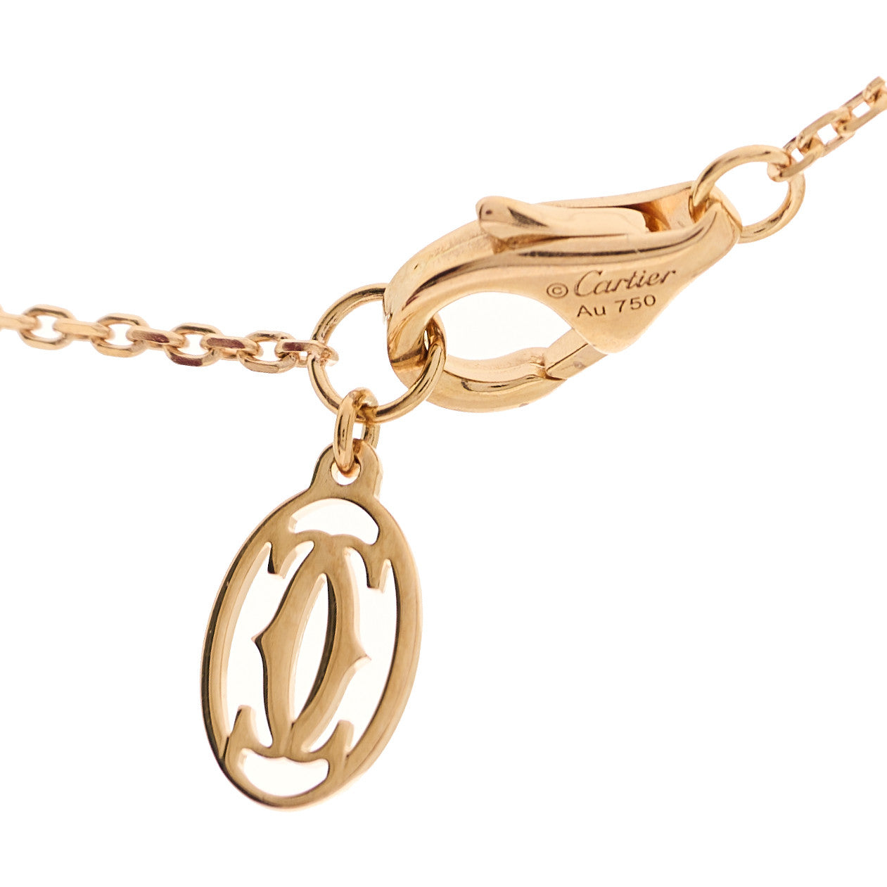 Cartier 18K Pink Gold Diamond XS D'Amour Pendant Necklace 5 of 6