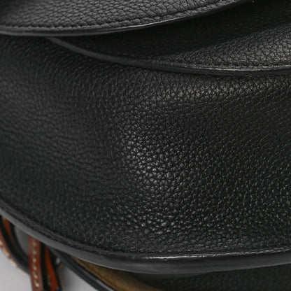 Loewe Grained Calfskin Small Gate Crossbody Bag Pecan Black 7 of 9