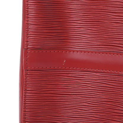 Louis Vuitton Epi Keepall 55 Castillan Red 12 of 15