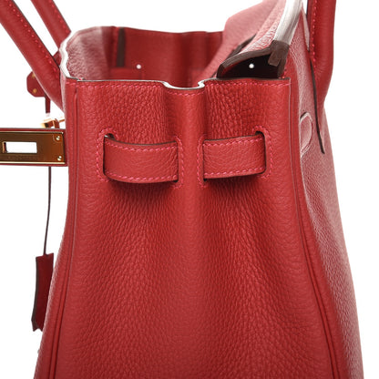 Hermes Togo Birkin 30 Rouge Garance 30 of 34