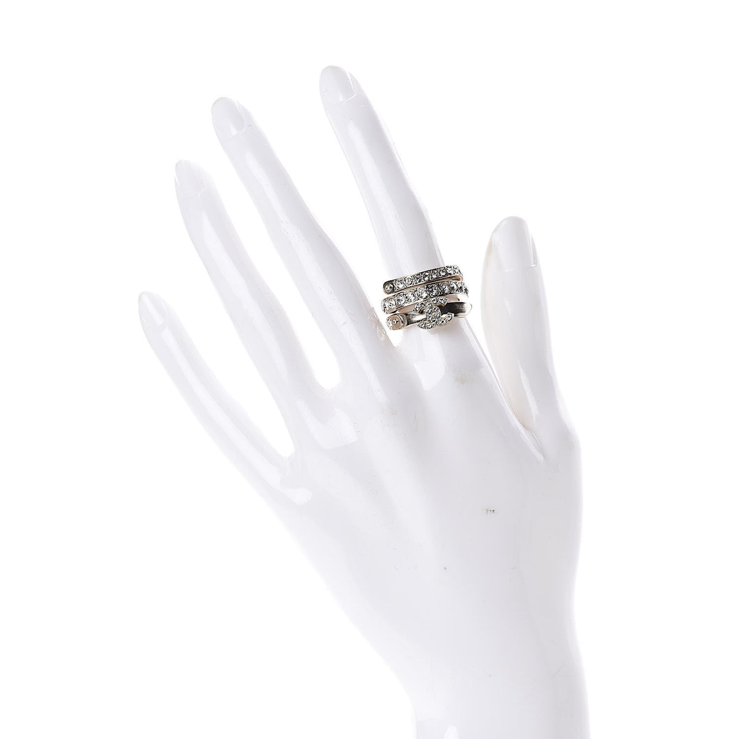 Crystal CC Ring 5 Gold