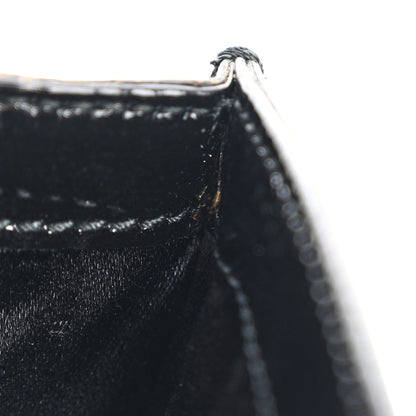 Saint Laurent Textured Patent Monogram Small Belle De Jour Clutch Black 8 of 8