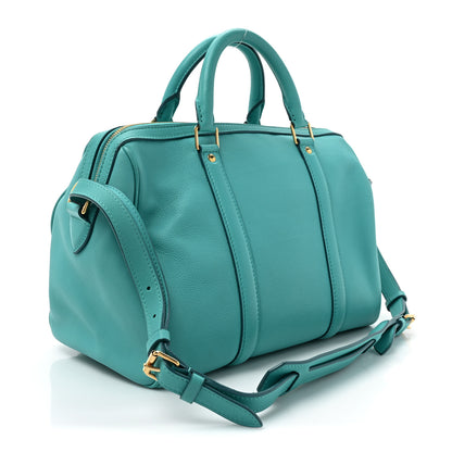 Louis Vuitton Calfskin Sofia Coppola SC Bag PM Turquoise 3 of 13