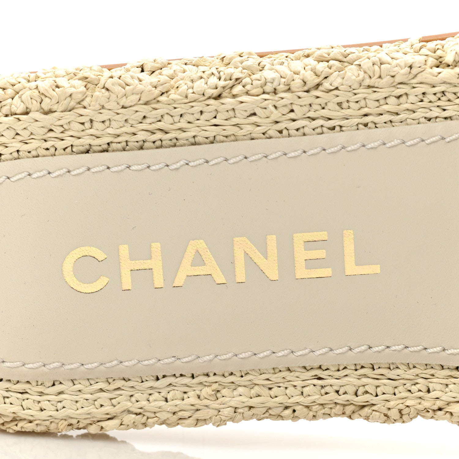 Chanel Cord Braided CC Mules 41 Light Beige 7 of 9